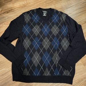 Marco Fiori Argyle Merino Sweater.